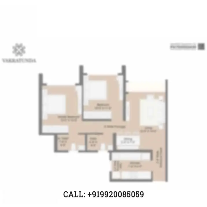 Vakratunda Anantaraa, Codename Golden Ticket 1BHK Premium Residence Unit Plan